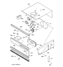 CONTROL PANEL Diagram and Parts List for ZEK756GP7BG  General Electric Wall Oven