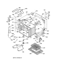 UPPER BODY PARTS Diagram and Parts List for JTP56AV2AA  General Electric Wall Oven