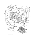 UPPER BODY PARTS Diagram and Parts List for ZET756GV1BB  General Electric Wall Oven