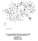 BACKSPLASH & COIN BOX ASSEMBLY Diagram and Parts List for WCCB1030T4AC  General Electric Washer