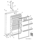 DOOR Diagram and Parts List for TAC10SNXALWH  General Electric Refrigerator
