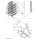 UNIT PARTS Diagram and Parts List for FP21DXARWH  General Electric Freezer