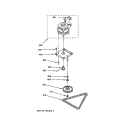 MOTOR & DRIVE PARTS Diagram and Parts List for GCG1230S5WB  General Electric Trash Compactor