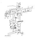 FRESH FOOD SECTION Diagram and Parts List for TFG25PAYAWW  General Electric Refrigerator