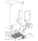 UNIT PARTS Diagram and Parts List for TFG25PAYAWW  General Electric Refrigerator