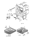 BODY PARTS Diagram and Parts List for GSD900X-03BA  General Electric Dishwasher