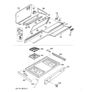 Part Location Diagram of WB3X712 GE Gas Surface Unit Control Knob
