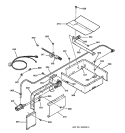 GAS BURNER Diagram and Parts List for JGRS14BEW1BB  General Electric Range