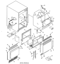 CABINET LINER & DOOR PARTS Diagram and Parts List for ZDIB50YA  General Electric Ice Maker