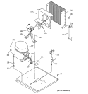 UNIT PARTS Diagram and Parts List for ZDIB50YA  General Electric Ice Maker