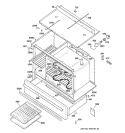 BODY PARTS Diagram and Parts List for JCS57V3WH  General Electric Range