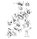 MOTOR, COMPRESSOR & SYSTEM COMPONENTS Diagram and Parts List for AZ31H15D3DV6  General Electric Air Conditioner
