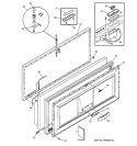 Part Location Diagram of WR78X8605 GE PANEL DOOR OUTER White