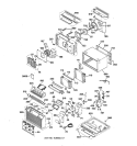 BODY PARTS Diagram and Parts List for AJK10DHV4  General Electric Air Conditioner