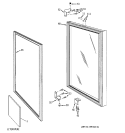 Part Location Diagram of WR02X10020 GE STRIKER PLATE & CVR White