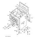 BODY PARTS Diagram and Parts List for JBC27GW2  General Electric Range