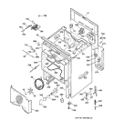 BODY PARTS Diagram and Parts List for JBP95WW2  General Electric Range