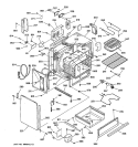 Part Location Diagram of WB34K5175 GE FLUE SHIELD