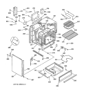 BODY PARTS Diagram and Parts List for JSS16PW1AD  General Electric Range
