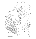 CONTROL PANEL Diagram and Parts List for JKP55WP2WG  General Electric Wall Oven