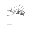 LATCH Diagram and Parts List for JKP55WP2WG  General Electric Wall Oven