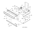 SPACER Diagram and Parts List for JTP56AW1AA  General Electric Wall Oven
