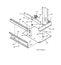 CENTER SPACER Diagram and Parts List for ZET757BW1BB  General Electric Wall Oven