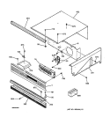 CONTROL PANEL Diagram and Parts List for ZEK757BW1BB  General Electric Wall Oven