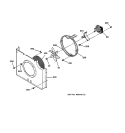 CONVECTION FAN Diagram and Parts List for ZEK757BW1BB  General Electric Wall Oven