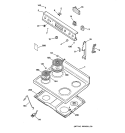 Part Location Diagram of WB27X5597 GE TIMER TOD LED Assembly (AD)