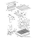 UNIT PARTS Diagram and Parts List for TBJ14DAXMRAD  General Electric Refrigerator