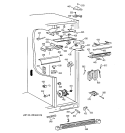 FRESH FOOD SECTION Diagram and Parts List for TPG24PRZABB  General Electric Refrigerator