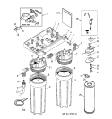 Part Location Diagram of FXUSC GE Household Sediment Filter Set