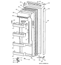 FRESH FOOD DOOR Diagram and Parts List for TPX21BRXFWW  General Electric Refrigerator