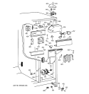 FRESH FOOD SECTION Diagram and Parts List for TFH22PRXFWW  General Electric Refrigerator