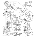 FREEZER SECTION Diagram and Parts List for TFG25PEYFWH  General Electric Refrigerator