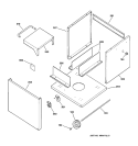 27" CART Diagram and Parts List for ZX27CTYSS  General Electric Range