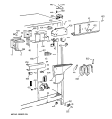 FRESH FOOD SECTION Diagram and Parts List for TFK27PFZBBB  General Electric Refrigerator