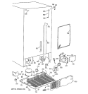 UNIT PARTS Diagram and Parts List for TFK27ZRZAAA  General Electric Refrigerator