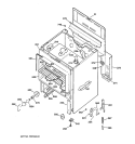 BODY PARTS Diagram and Parts List for JBS27AY1  General Electric Range