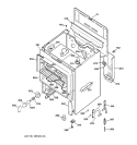 BODY PARTS Diagram and Parts List for JBS27BY1  General Electric Range