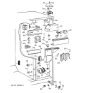 FRESH FOOD SECTION Diagram and Parts List for TFT27PRXFAA  General Electric Refrigerator