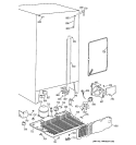 UNIT PARTS Diagram and Parts List for TFJ25PRYAJAA  General Electric Refrigerator