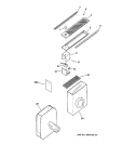 Section Diagram and Parts List for ZEW176YSS  General Electric Cooktop