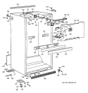 CABINET PARTS Diagram and Parts List for TBG21JAYBRWW  General Electric Refrigerator