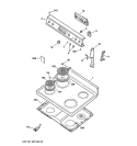 Part Location Diagram of WB03X10011 GE KNOB SURFACE UNIT