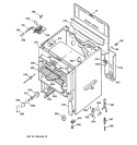 BODY PARTS Diagram and Parts List for JBP24DY1  General Electric Range