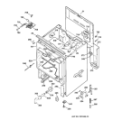 BODY PARTS Diagram and Parts List for JBP78BY1  General Electric Range