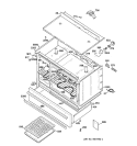 BODY & DRAWER PARTS Diagram and Parts List for JCP67Y1WW  General Electric Range
