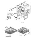 BODY PARTS Diagram and Parts List for GSC900X06BA  General Electric Dishwasher